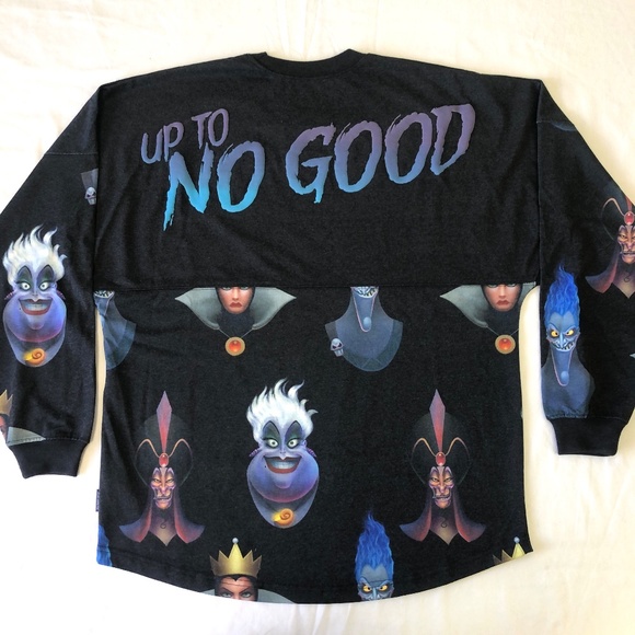 2022 Disney Parks Villains Up To No Good Spirit Jersey MEDIUM - NEW - Picture 2 of 2